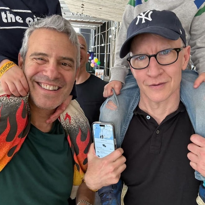 Anderson Cooper, Andy Cohen, Wyatt Cooper, Benjamin Cohen